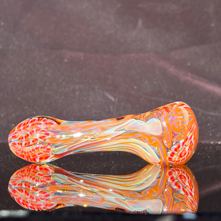 Color Inside Out Spoon Glass Pipe Tiny Mike   