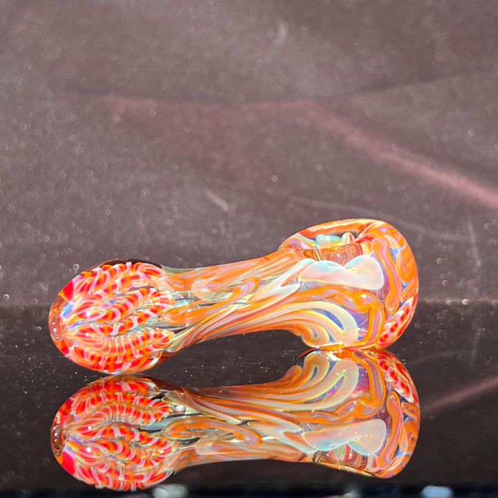 Color Inside Out Spoon Glass Pipe Tiny Mike   