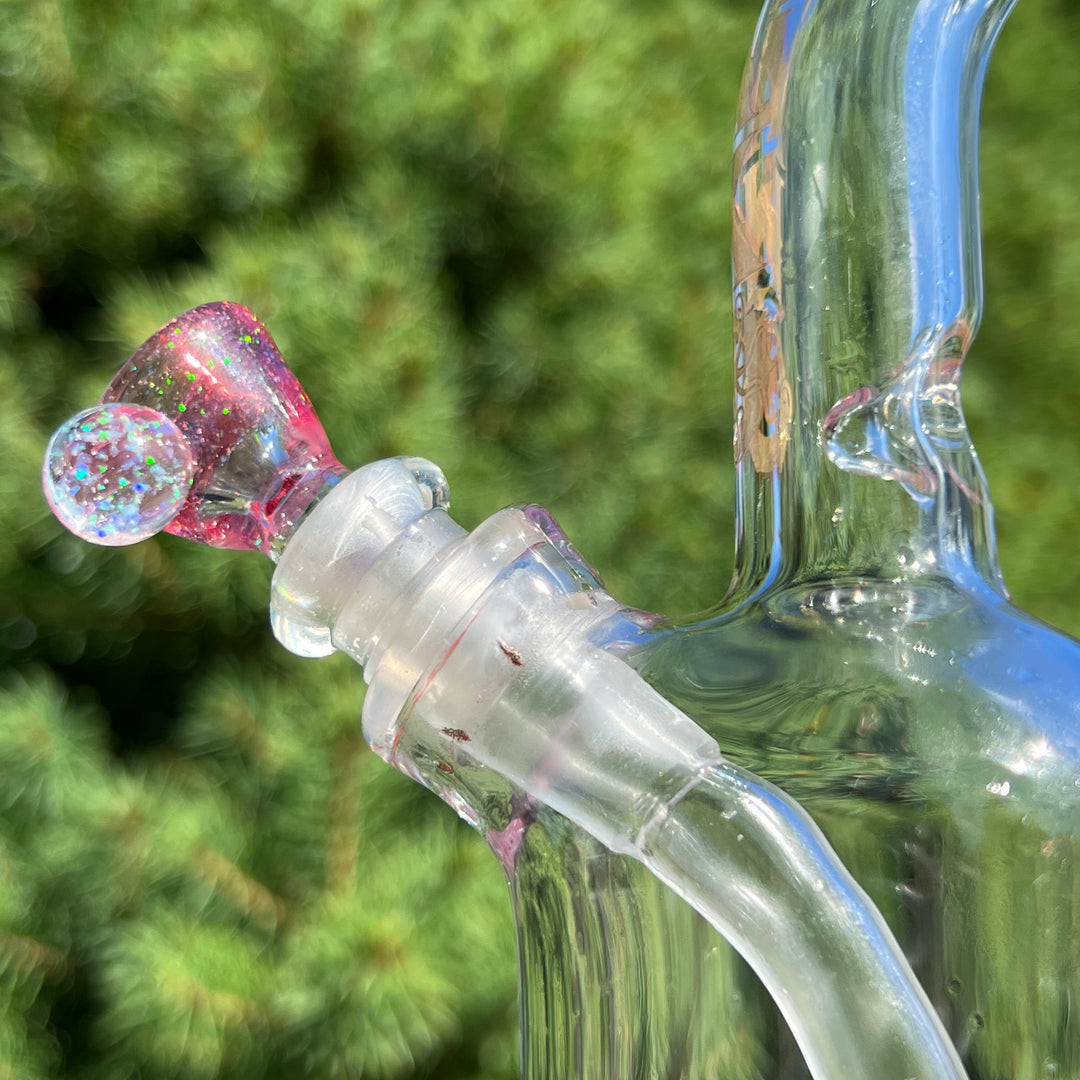 Rose Gold Opal Rig Glass Pipe Tako Glass   