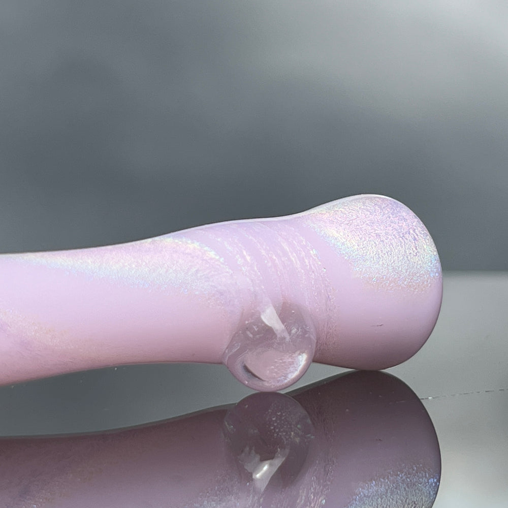 Pretty N' Pink Dichro Chillum Glass Pipe Jellyfish Glass