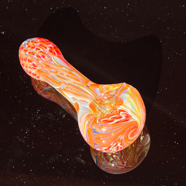 Color Inside Out Spoon Glass Pipe Tiny Mike   