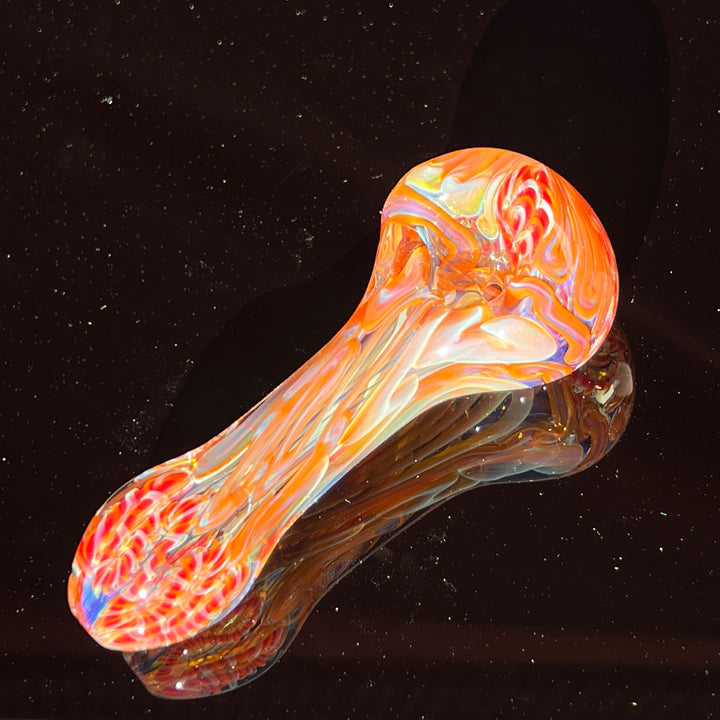 Color Inside Out Spoon Glass Pipe Tiny Mike   