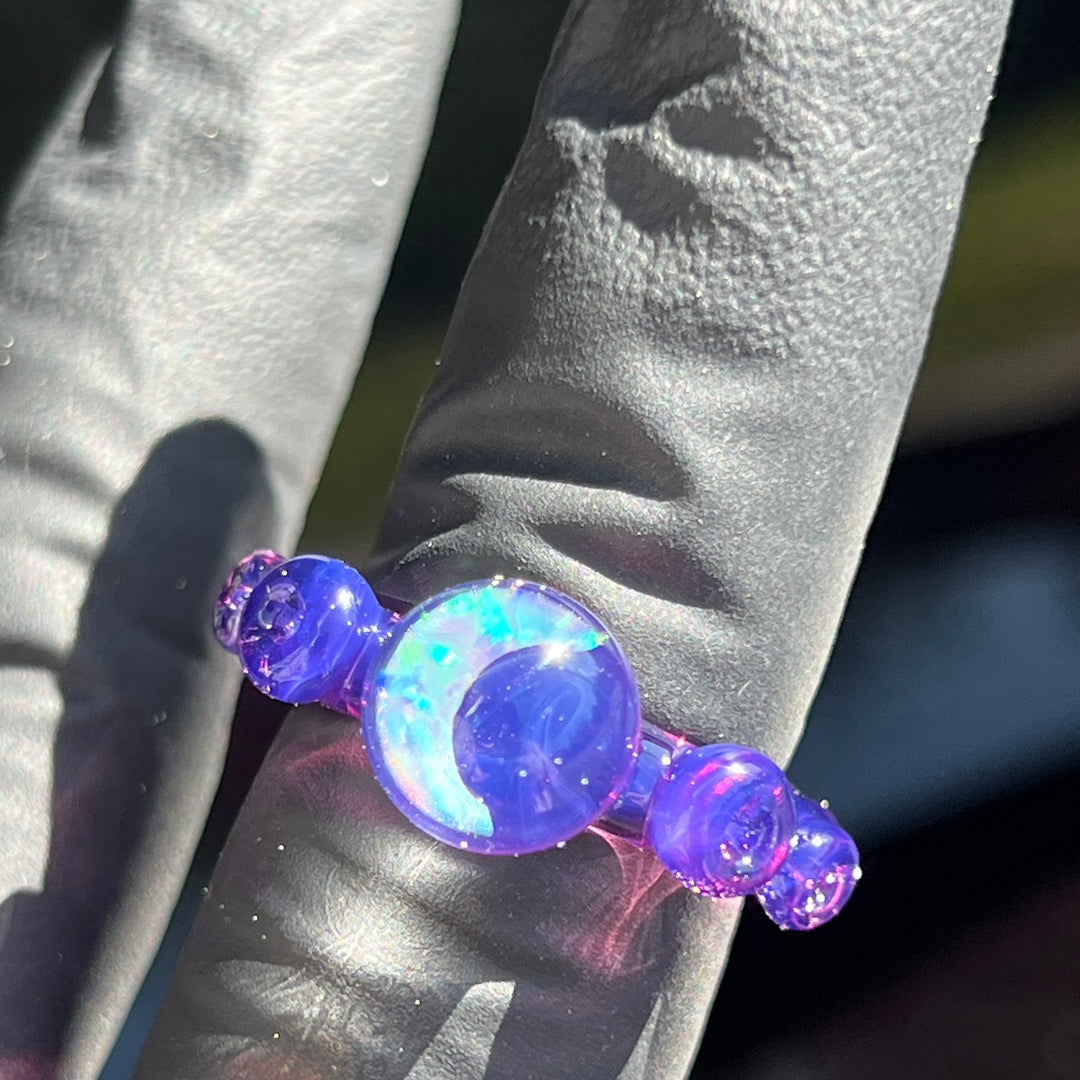 Moon Opal Glass Ring Jewelry Marni420   