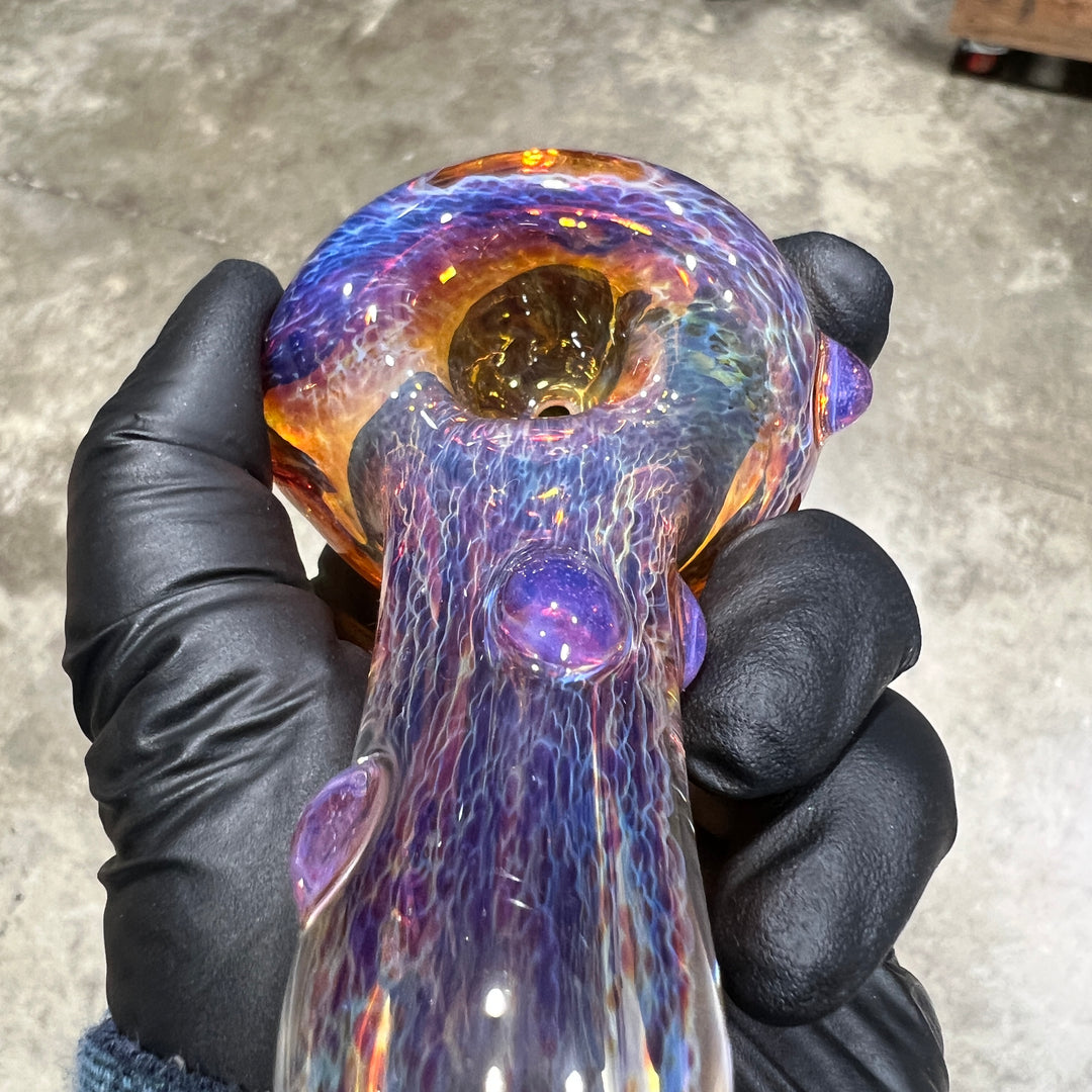 Thick Purple Pipe Glass Pipe Chuck Glass   