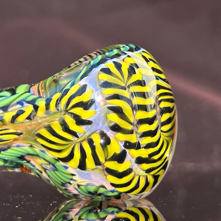 Color Inside Out Spoon Glass Pipe Tiny Mike   