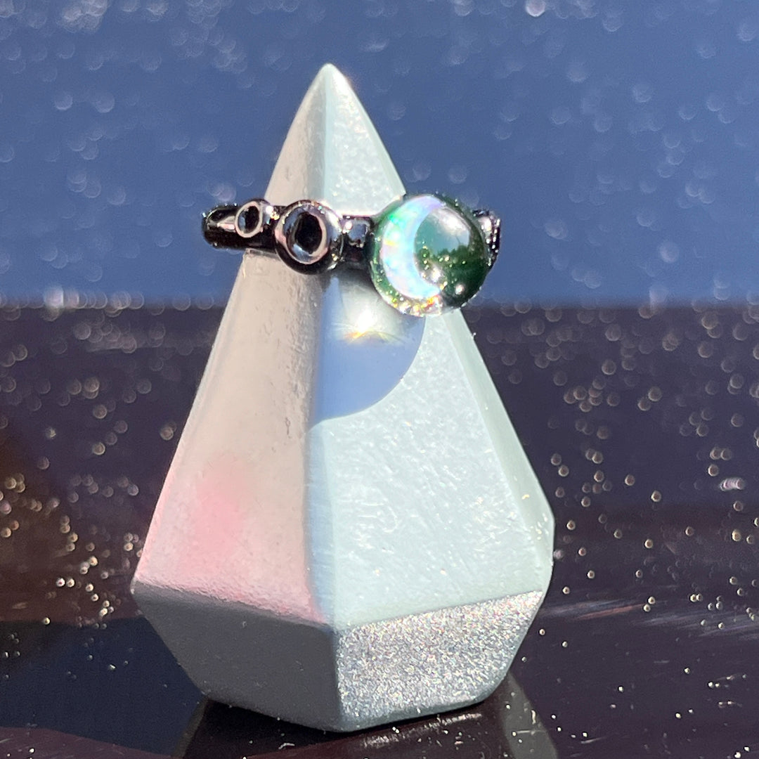 Moon Opal Glass Ring Jewelry Marni420   