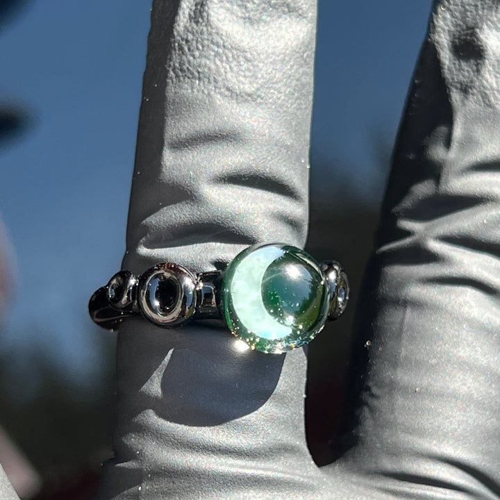 Moon Opal Glass Ring Jewelry Marni420   