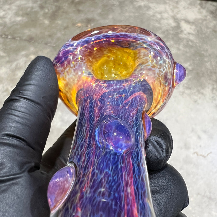 Thick Purple Pipe Glass Pipe Chuck Glass   