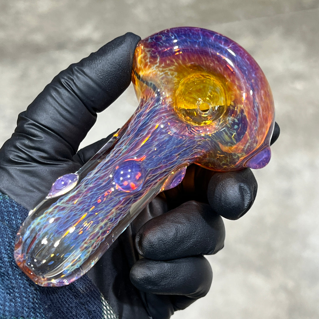 Thick Purple Pipe Glass Pipe Chuck Glass   