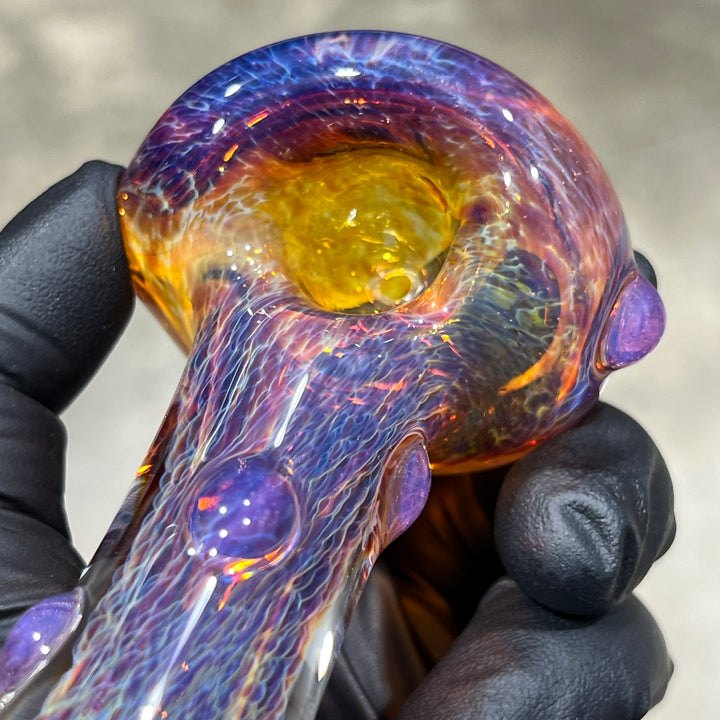 Thick Purple Pipe Glass Pipe Chuck Glass   