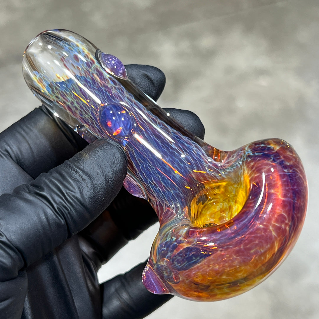 Thick Purple Pipe Glass Pipe Chuck Glass   