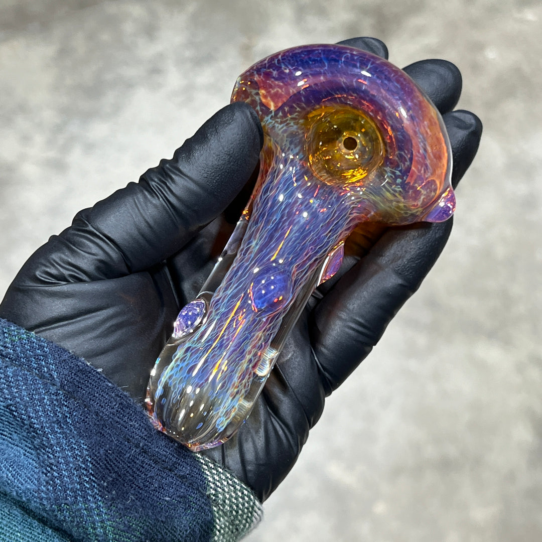 Thick Purple Pipe Glass Pipe Chuck Glass   