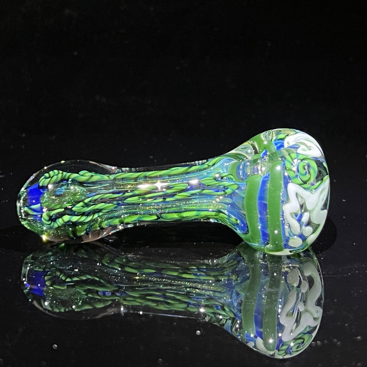 Color Inside Out Spoon Glass Pipe Tiny Mike   