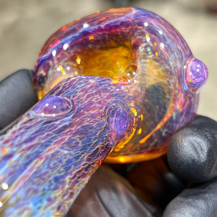 Thick Purple Pipe Glass Pipe Chuck Glass   