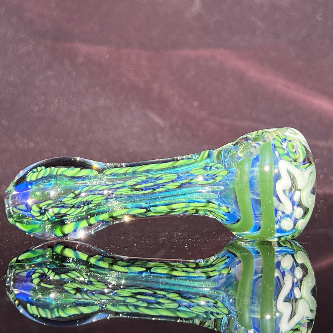 Color Inside Out Spoon Glass Pipe Tiny Mike   