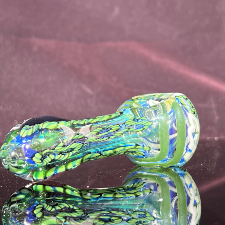 Color Inside Out Spoon Glass Pipe Tiny Mike   