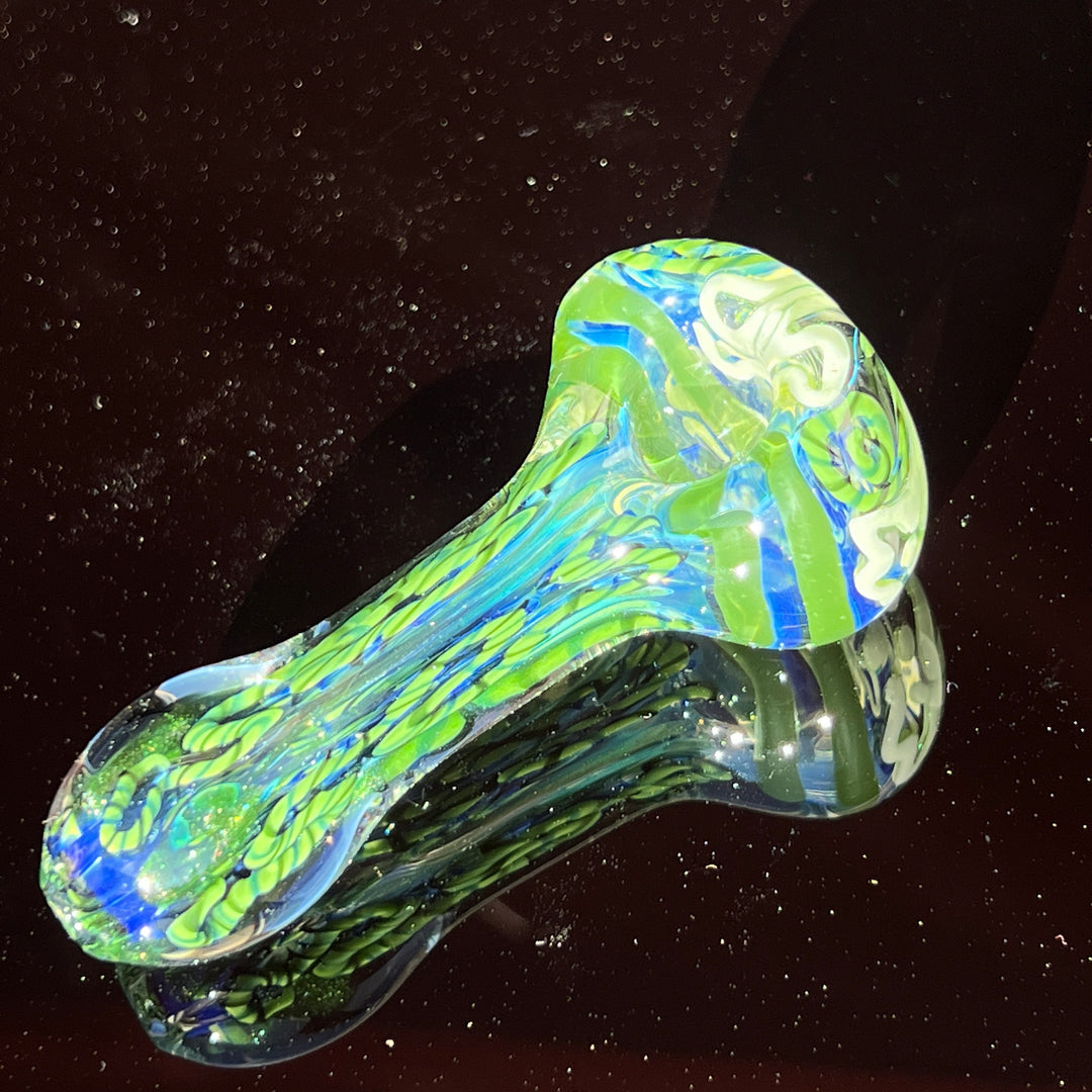 Color Inside Out Spoon Glass Pipe Tiny Mike   