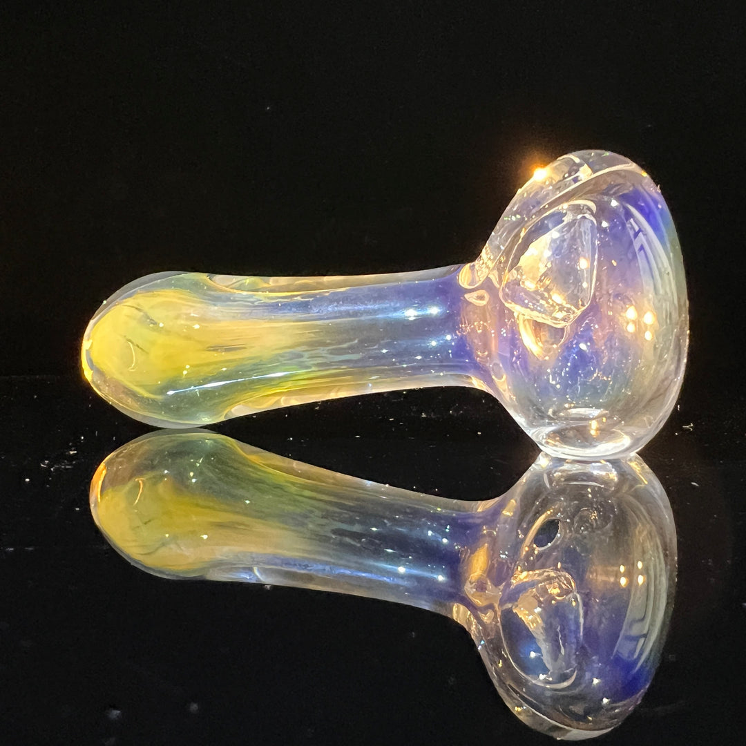 Fumed Color Changer Spoon Glass Pipe TG   