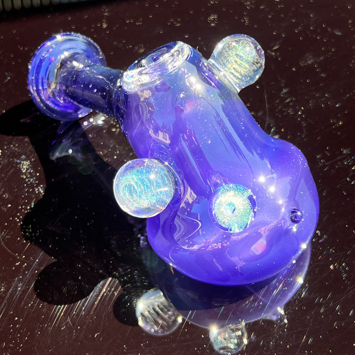Purple Satin Hash Hammer Glass Pipe Tako Glass   