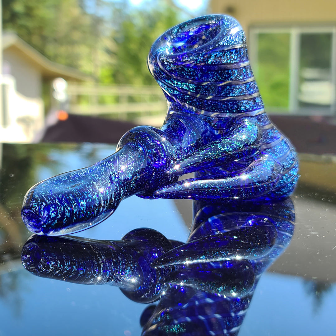 Horned Dichro Hurricane Hammer Glass Pipe Jeff Cooper   