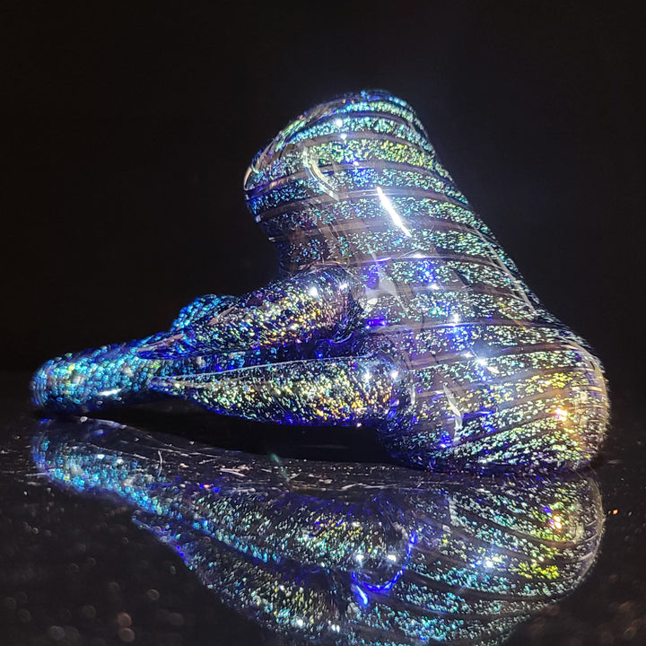 Horned Dichro Hurricane Hammer Glass Pipe Jeff Cooper   