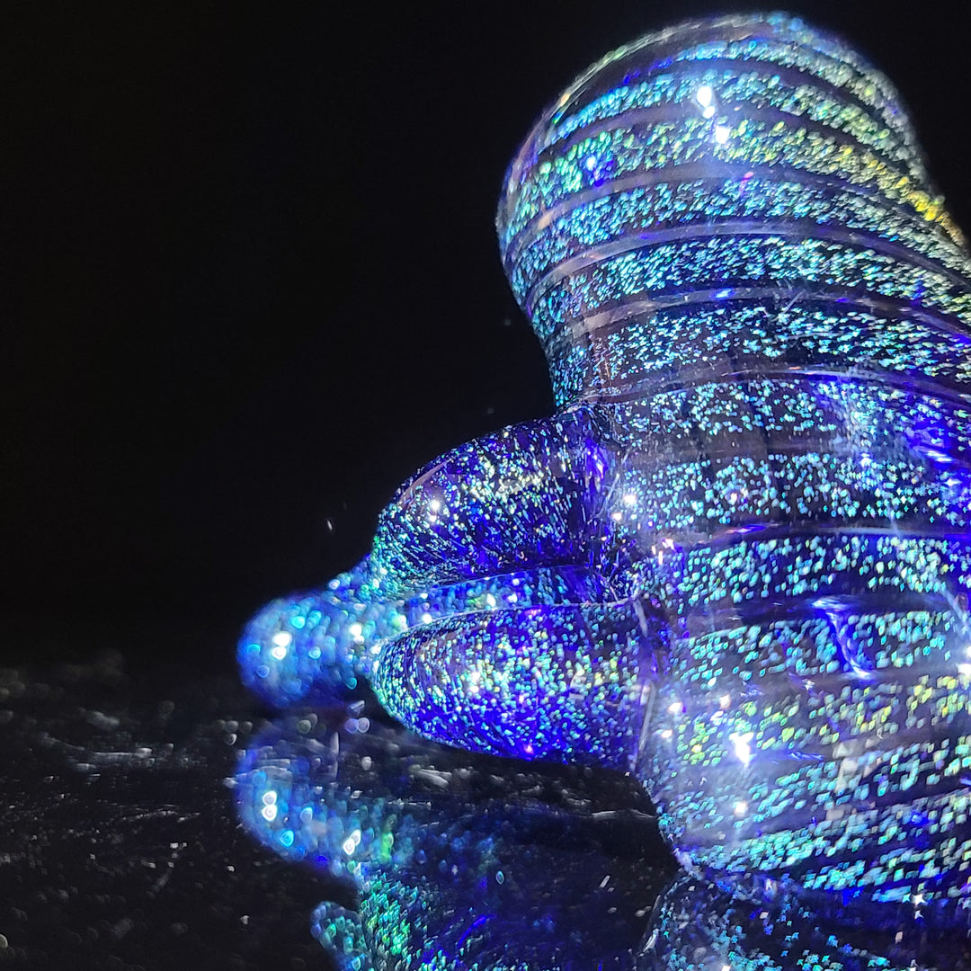 Horned Dichro Hurricane Hammer Glass Pipe Jeff Cooper   