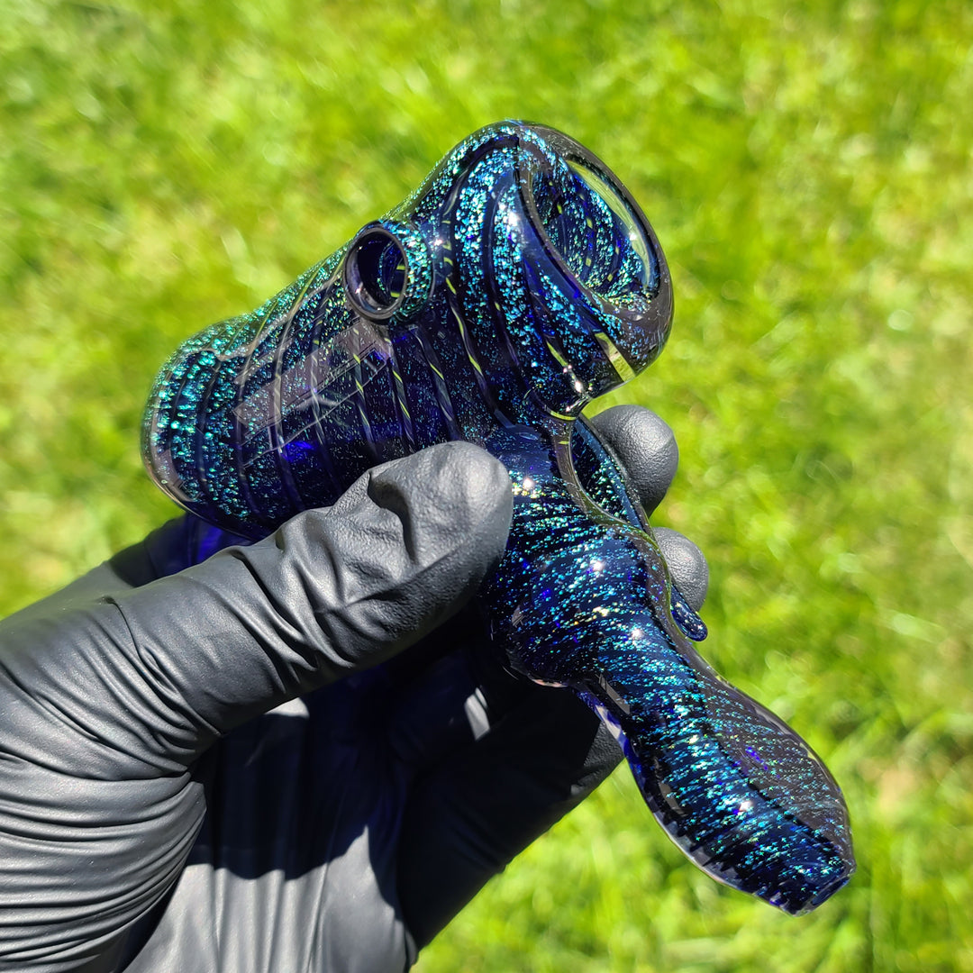 Horned Dichro Hurricane Hammer Glass Pipe Jeff Cooper   