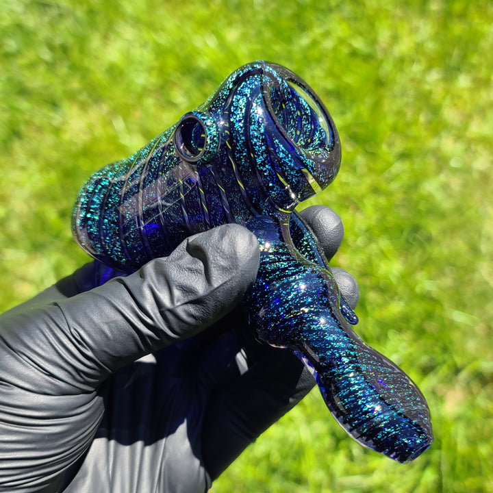 Horned Dichro Hurricane Hammer Glass Pipe Jeff Cooper   