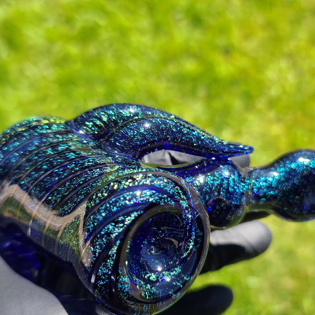 Horned Dichro Hurricane Hammer Glass Pipe Jeff Cooper   