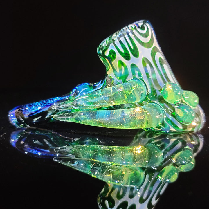 Horned Dichro Hammer Glass Pipe Jeff Cooper   