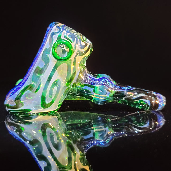 Horned Dichro Hammer Glass Pipe Jeff Cooper   