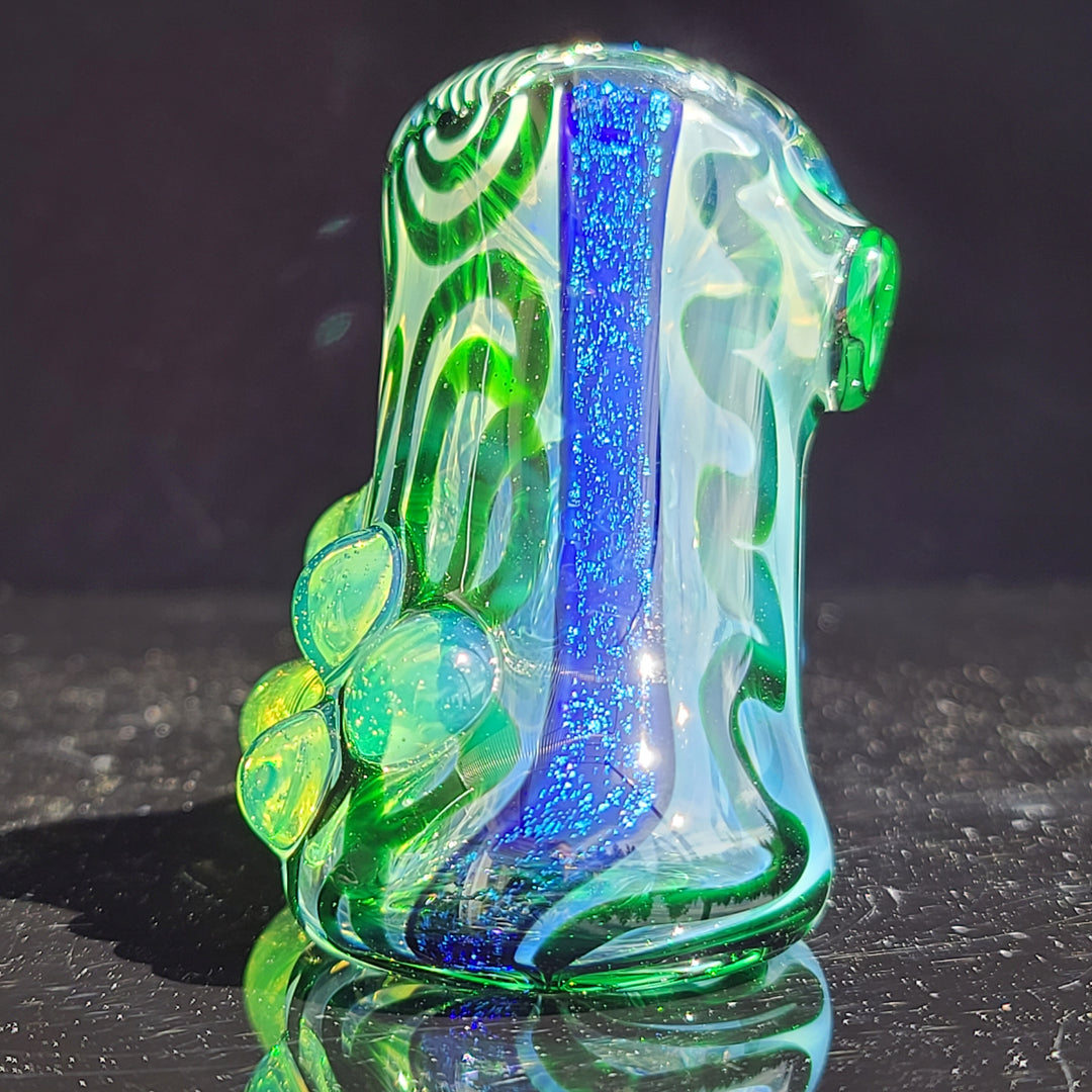 Horned Dichro Hammer Glass Pipe Jeff Cooper   