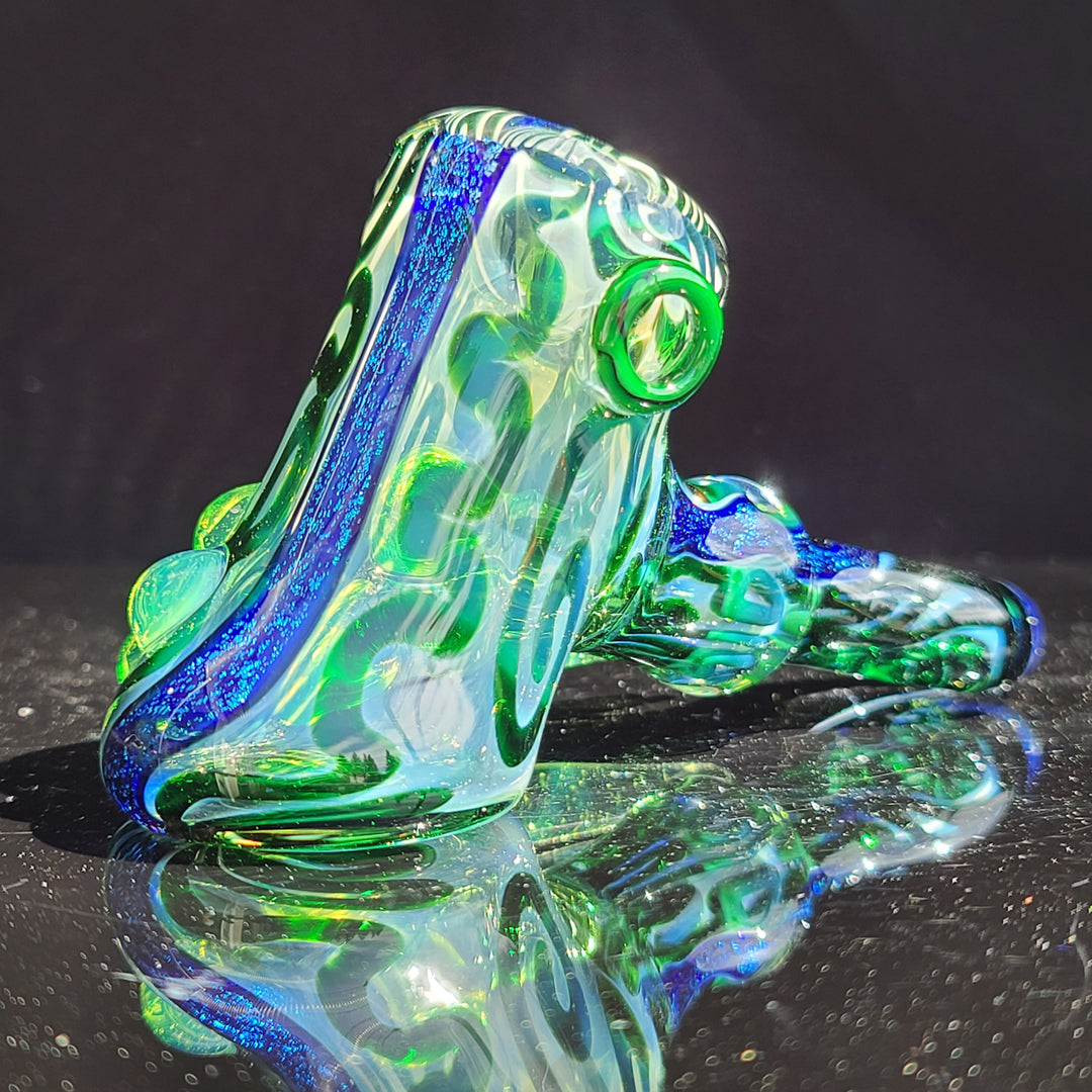 Horned Dichro Hammer Glass Pipe Jeff Cooper   