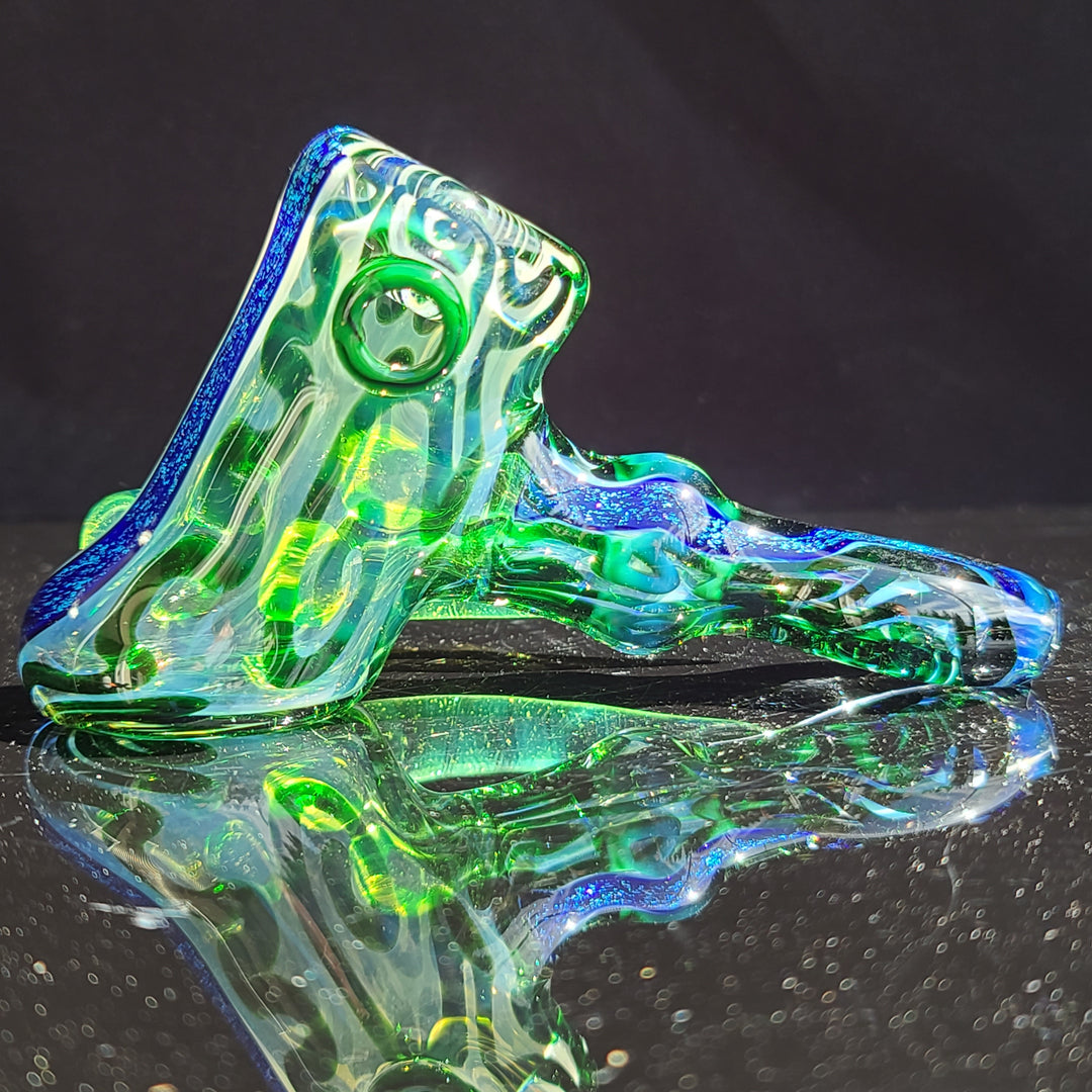 Horned Dichro Hammer Glass Pipe Jeff Cooper   