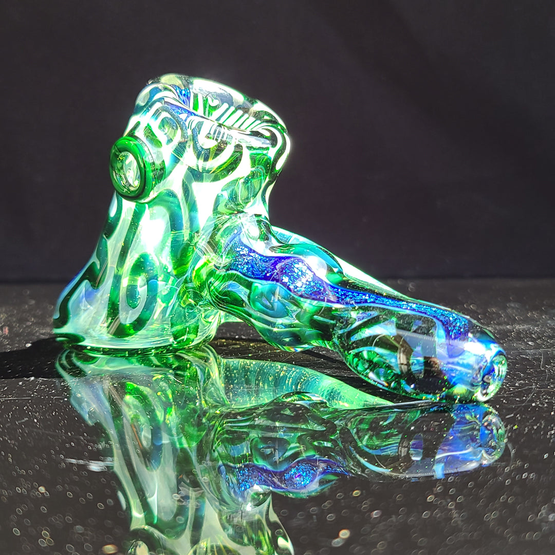 Horned Dichro Hammer Glass Pipe Jeff Cooper   