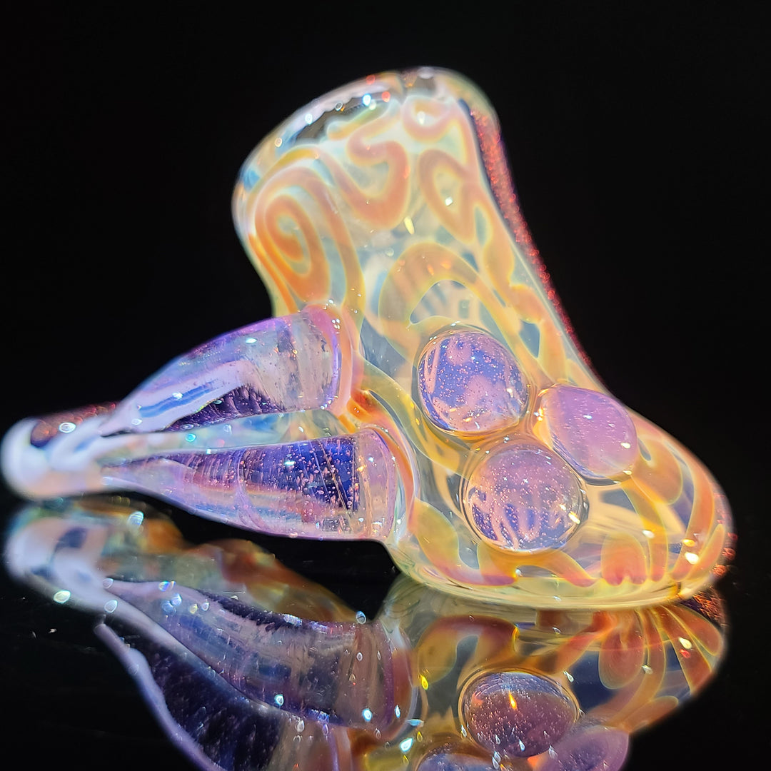 Horned Dichro Hammer Glass Pipe Jeff Cooper   