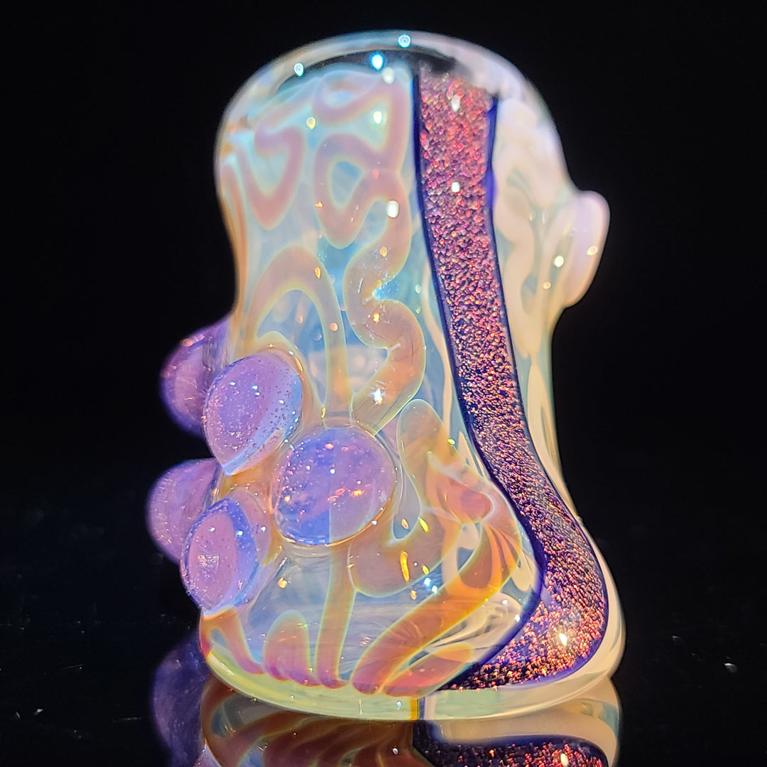 Horned Dichro Hammer Glass Pipe Jeff Cooper   