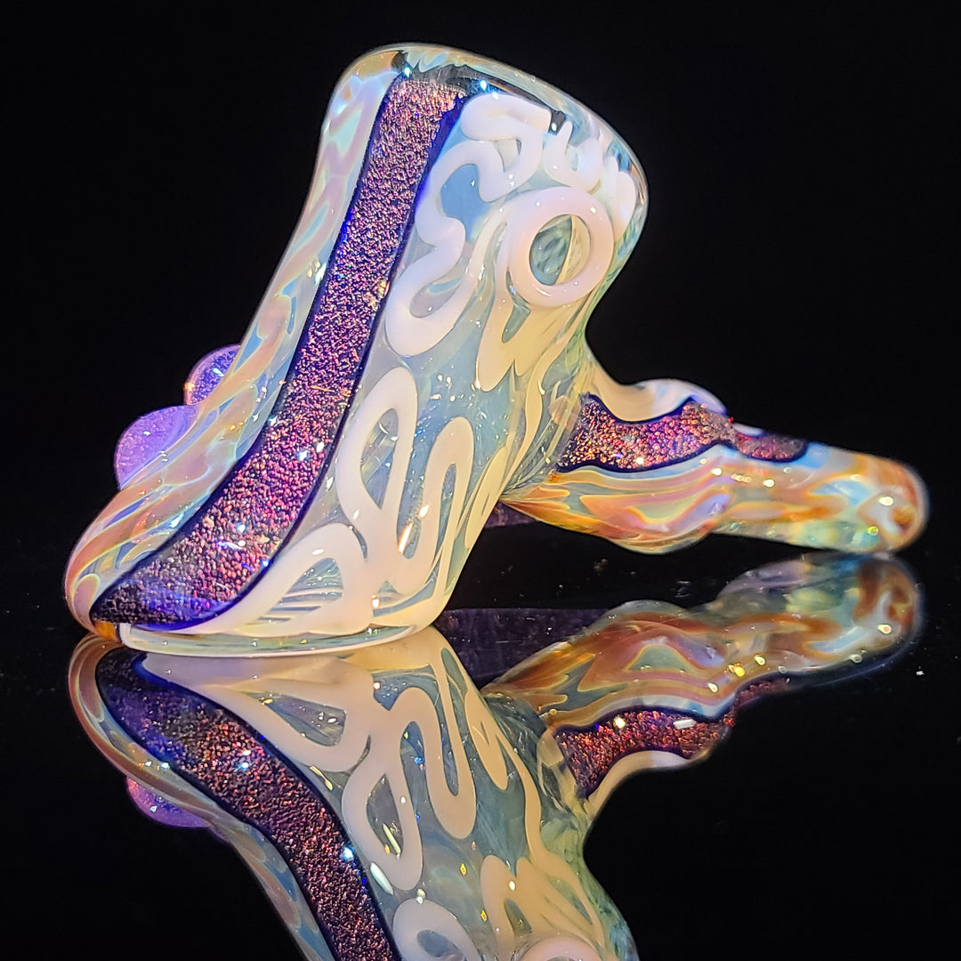 Horned Dichro Hammer Glass Pipe Jeff Cooper   