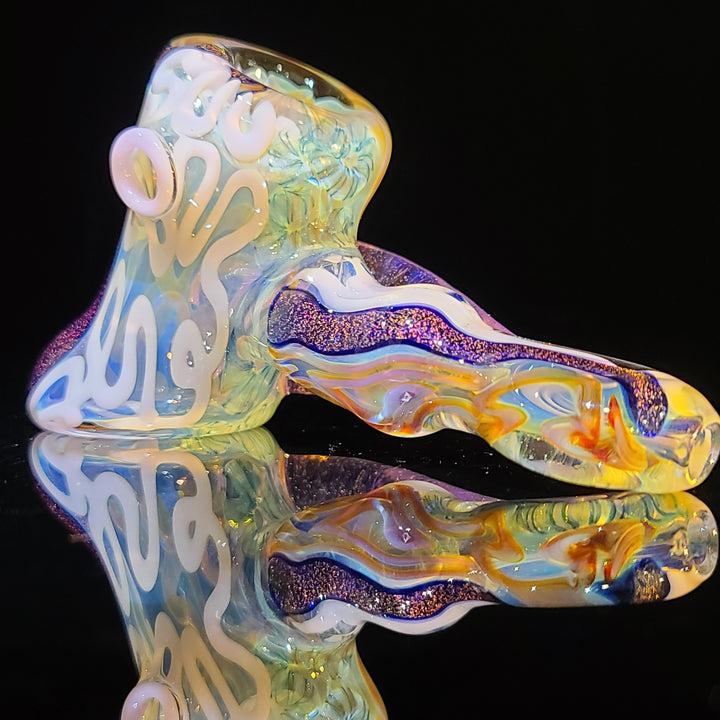 Horned Dichro Hammer Glass Pipe Jeff Cooper   