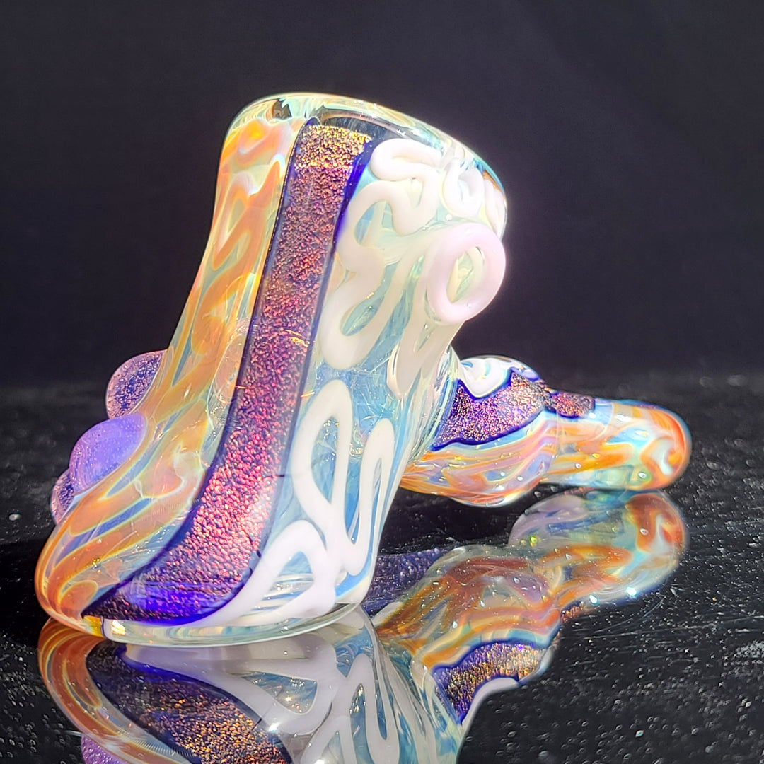 Horned Dichro Hammer Glass Pipe Jeff Cooper   