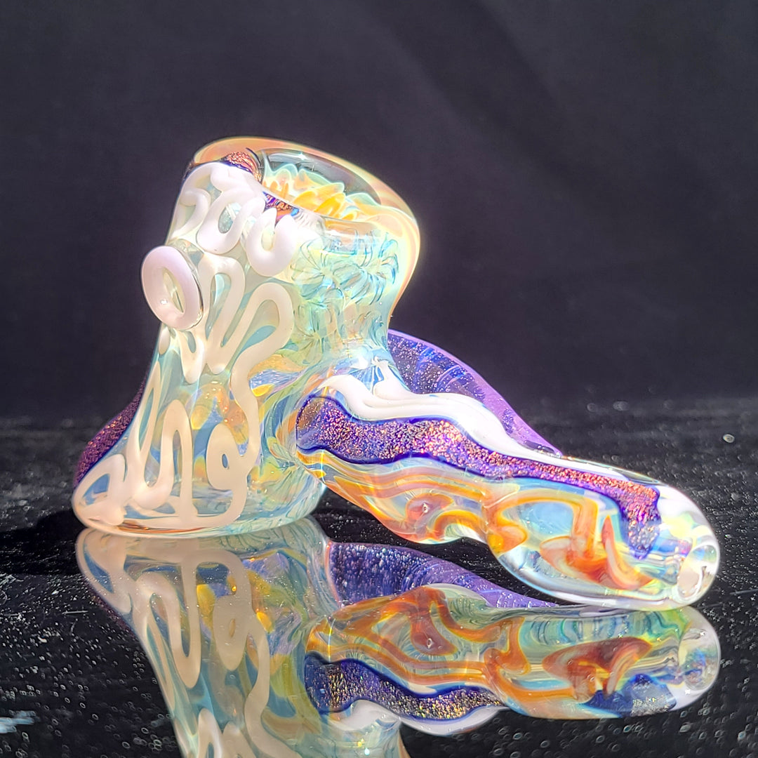 Horned Dichro Hammer Glass Pipe Jeff Cooper   