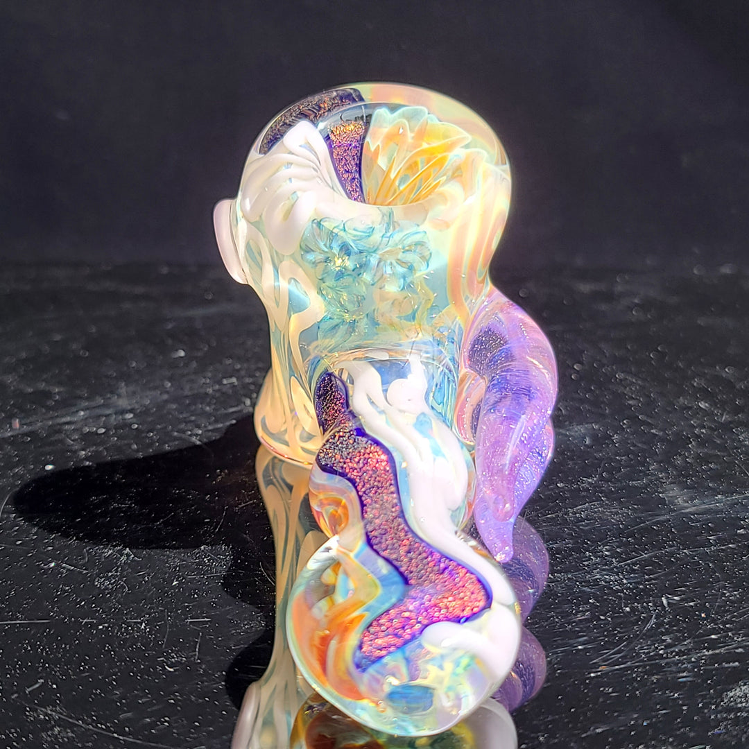 Horned Dichro Hammer Glass Pipe Jeff Cooper   