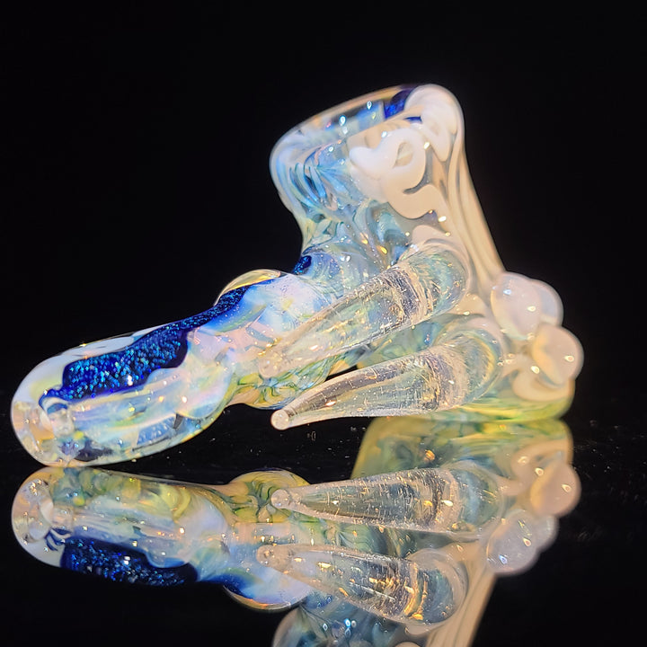 Horned Dichro Hammer Glass Pipe Jeff Cooper   