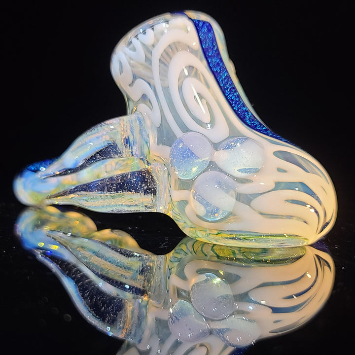 Horned Dichro Hammer Glass Pipe Jeff Cooper   