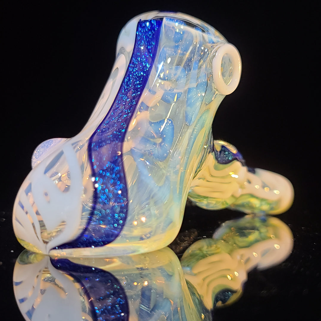 Horned Dichro Hammer Glass Pipe Jeff Cooper   