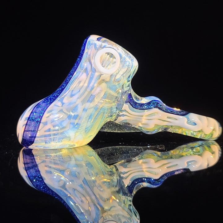 Horned Dichro Hammer Glass Pipe Jeff Cooper   