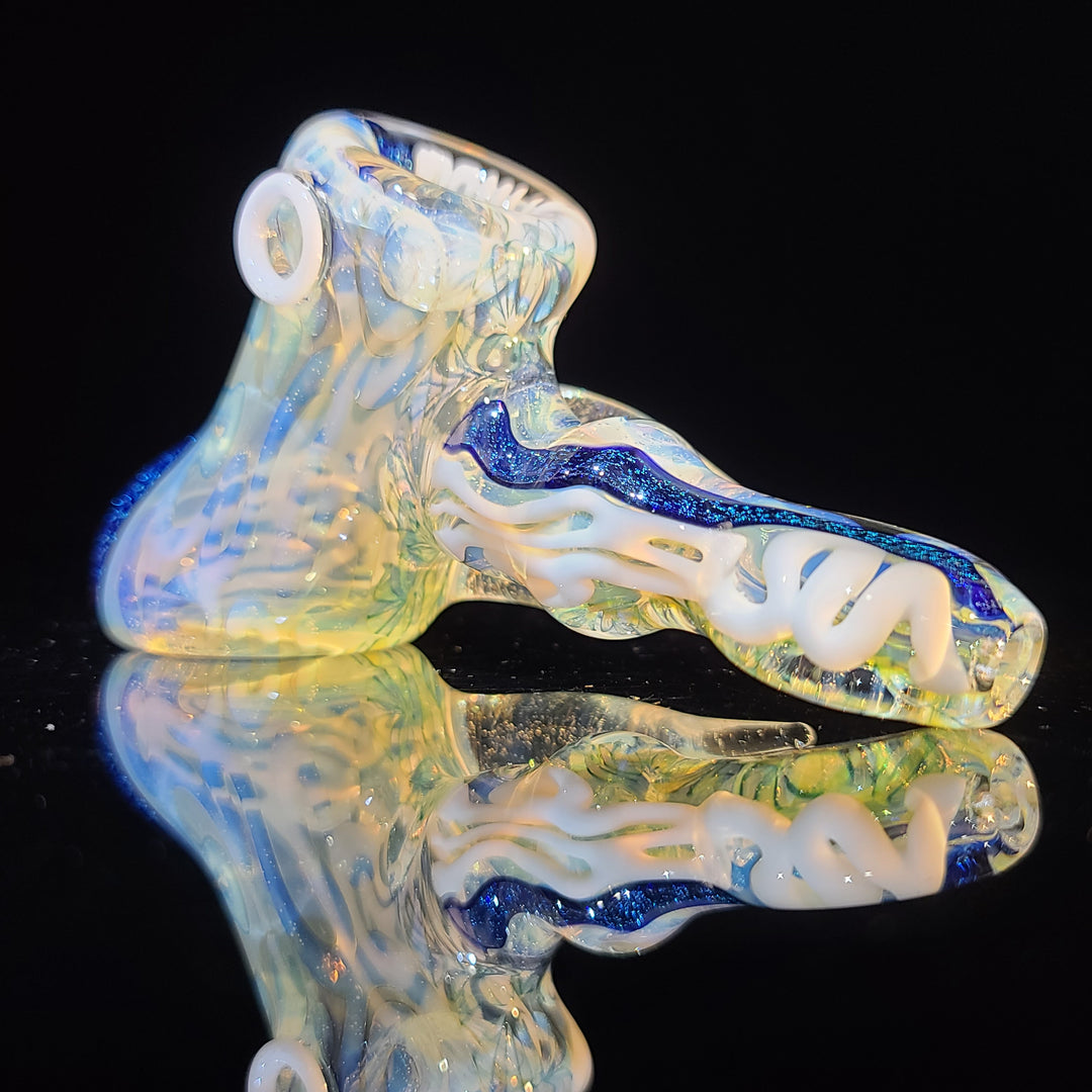 Horned Dichro Hammer Glass Pipe Jeff Cooper   