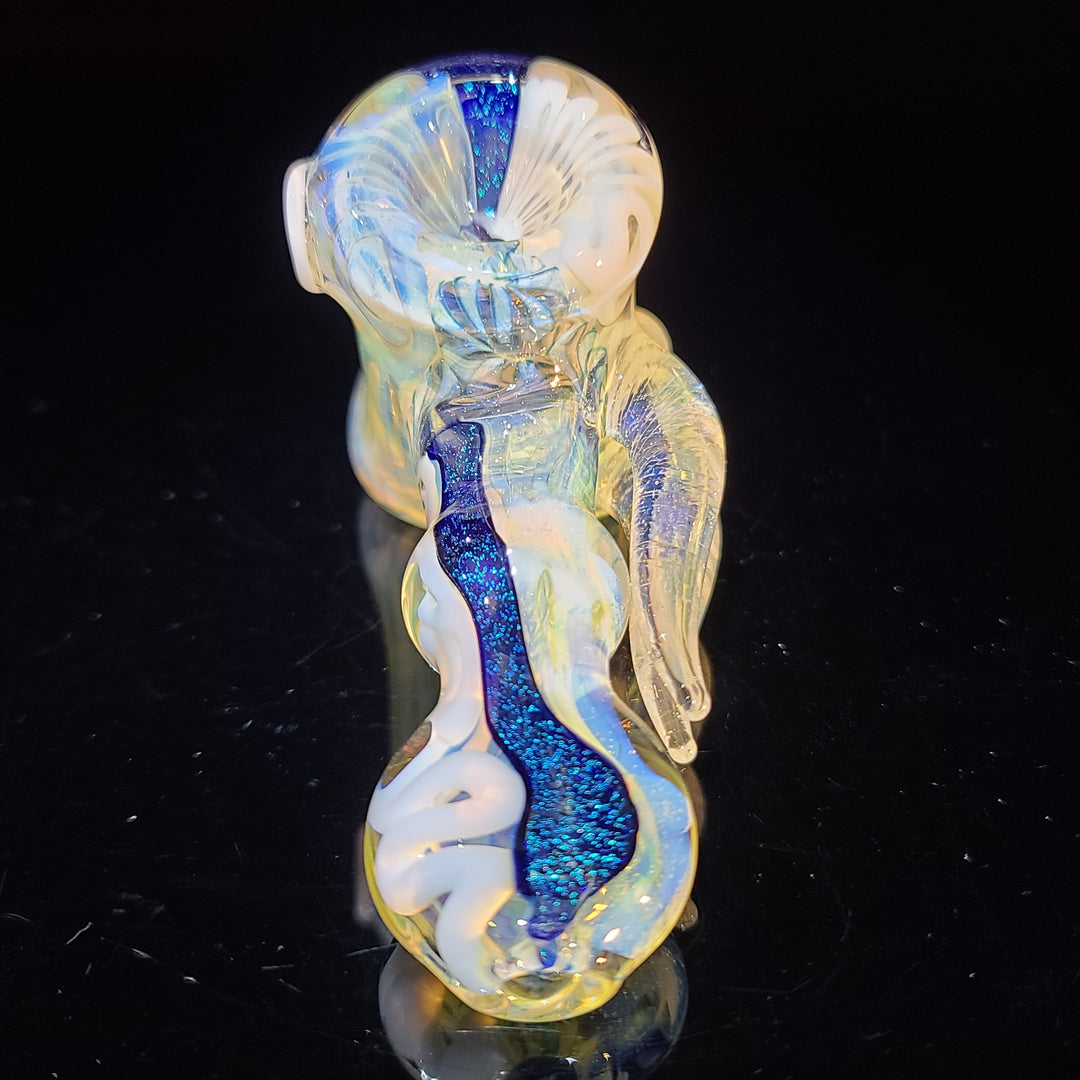 Horned Dichro Hammer Glass Pipe Jeff Cooper   