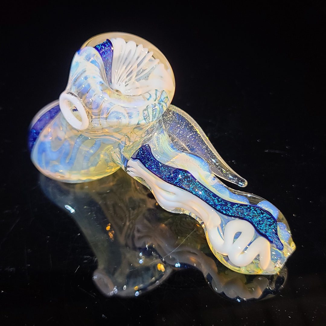 Horned Dichro Hammer Glass Pipe Jeff Cooper   