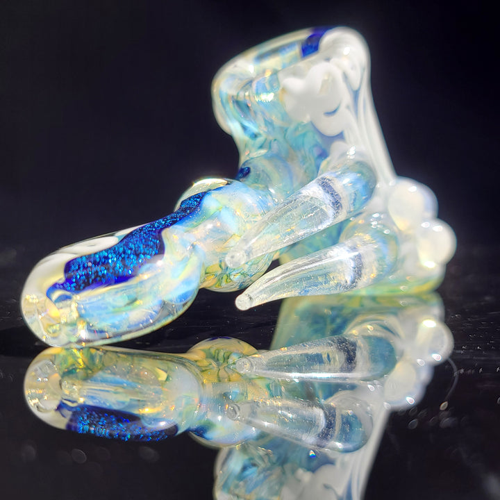 Horned Dichro Hammer Glass Pipe Jeff Cooper   